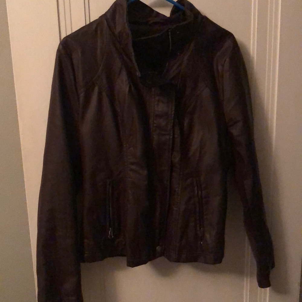 Leather jacket